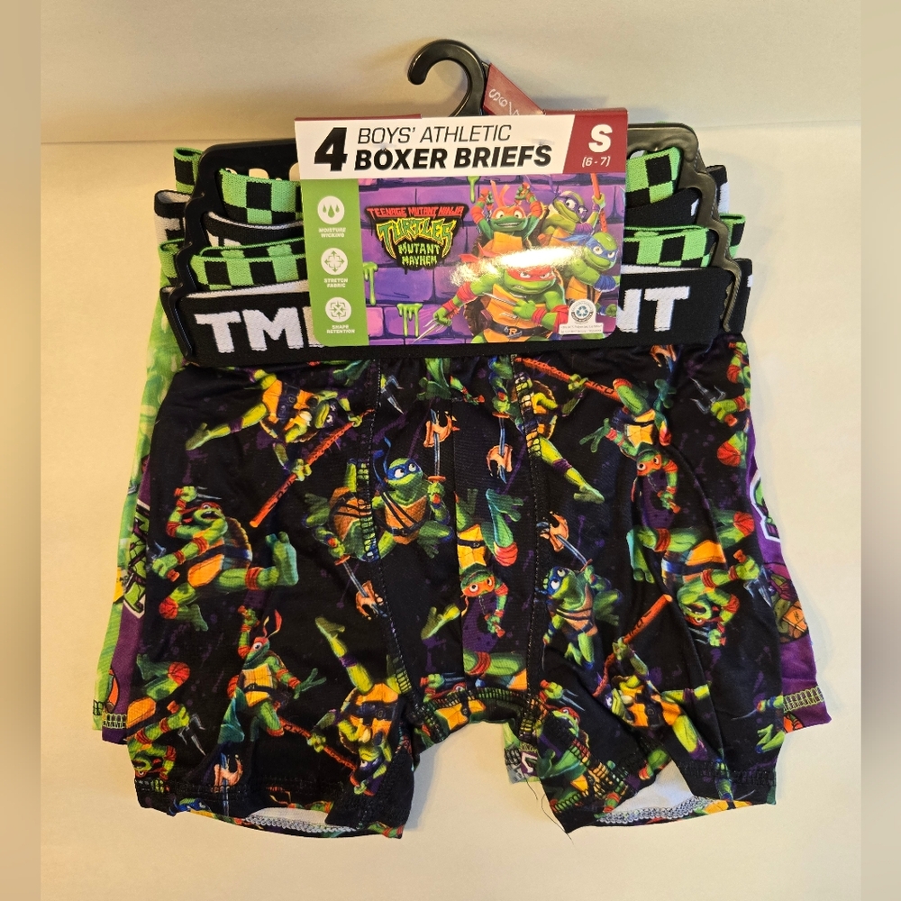 Teenage Mutant Ninja Turtles Boys' Boxer Briefs - Set of 4 TMNT Mutant Mayhem